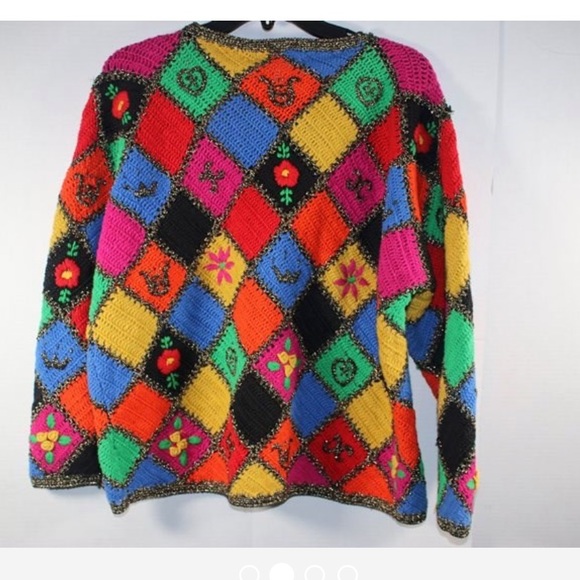Jennifer Reed Hans Knitted Sweater vintage… - Picture 2 of 5